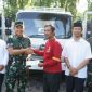 Bupati Rembang, Harno, menyerahkan bantuan truk dari pemerintah pusat untuk 13 Koperasi Desa Merah Putih (KDMP).