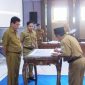 Penandatanganan penguatan pelaksanaan SPMB online, digelar di Aula Lantai 4 Kantor Bupati Rembang, Senin (4/5/2026).