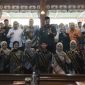 Kepala BNNP Jawa Tengah, Toton Rasyid, Wakil Bupati Jepara, Muhamad Ibnu Hajar, Ketua BANN Kabupaten Jepara dan Ketua Kadin Kabupaten Jepara bersama para peserta Pemilihan Duta Anti Narkoba Pelajar Kabupaten Jepara Tahun 2026.