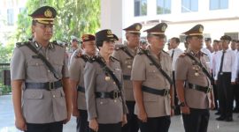 Sejumlah pejabat utama Polres Demak melakukan serah terima jabatan (sertijab) yang digelar di Pendopo Parama Satwika Polres Demak, Kamis (7/5/2026) siang.