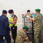 Petugas Rutan Rembang Bersama TNI dan Polri Razia Kamar Hunian Warga Binaan.