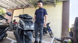 Sepeda motor hasil curian seorang pelaku berinisial JUB (33), warga Kabupaten Blora.