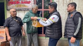 Satuan Reserse Kriminal Polres Wonosobo menyalurkan bantuan sosial kepada warga di wilayah terpencil Desa Lipursari, Kecamatan Leksono dan Desa Mergolangu, Kecamatan Kalibawang, Senin (12/6/2026).