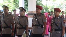 Sertijab Kepala Satuan Reserse Kriminal (Kasatreskrim) Demak dan Kepala Kepolisian Sektor (Kapolsek) Kebonagung Demak, di Pendopo Parama Satwika, Sabtu (30/5/2026).
