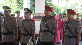 Sertijab Kepala Satuan Reserse Kriminal (Kasatreskrim) Demak dan Kepala Kepolisian Sektor (Kapolsek) Kebonagung Demak, di Pendopo Parama Satwika, Sabtu (30/5/2026).
