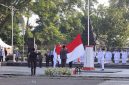 Upacara Peringatan Hari Lahir Pancasila Tahun 2026 berlangsung di 
Alun-Alun Wonosobo, Senin (1/6/2026).