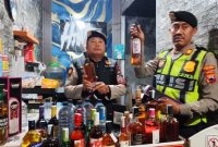 Miras oplosan hasil operasi Sat Samapta Polres Demak di Wonosalam.
