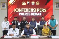 Gelar perkara kasus dugaan Kekerasan Seksual di Al Anfas, berlangsung di Aula Wicaksana Laghawa Polres Demak, Senin (22/6/2026).
