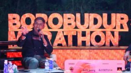 Sekretaris Daerah Jawa Tengah, Sumarno, mewakili Gubernur Ahmad Luthfi dalam peluncuran BJBM 2026, di Balkondes Ngadiharjo Ngabean, Kabupaten Magelang, Rabu (8/7/2026).