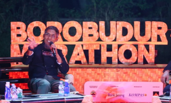 Sekretaris Daerah Jawa Tengah, Sumarno, mewakili Gubernur Ahmad Luthfi dalam peluncuran BJBM 2026, di Balkondes Ngadiharjo Ngabean, Kabupaten Magelang, Rabu (8/7/2026).