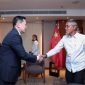 Sekda Jateng, Sumarno menerima rombongan utusan dari Provinsi Fujian, Tiongkok, di Gumaya Tower, Kota Semarang, Rabu (22/7/2026).
