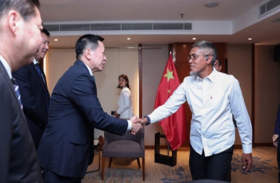 Sekda Jateng, Sumarno menerima rombongan utusan dari Provinsi Fujian, Tiongkok, di Gumaya Tower, Kota Semarang, Rabu (22/7/2026).
