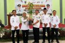 Bupati Demak, Eisti'anah bersama para Kepala Desa di acara program Demang Ngantor Deso di Balai Desa Jragung, Kecamatan Karangawen, Rabu (29/7/26).