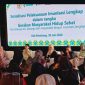 Sosialisasi Pelaksanaan Imunisasi Lengkap dalam rangka gerakan masyarakat hidup sehat, oleh Kemenkes di Gedung KUD Mina, Kecamatan Kragan, Kabupaten Rembang, Kamis (30/7/2026). 