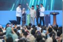 Presiden Prabowo Subianto,  menghadiri acara Akad Massal 62.710 Unit KPR Rumah Subsidi dan KUR Perumahan di Perumahan Puri Delta City Side, Desa Siwatu, Kecamatan Wono tunggal, Kabupaten Batang, Kamis (30/7/2026).