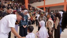 Wakil Menteri Sosial RI, Agus Jabo Priyono, menghadiri pembukaan Masa Pengenalan Lingkungan Sekolah (MPLS) Sekolah Rakyat Kabupaten Wonosobo, Jawa Tengah, Jumat (31/7/2026).