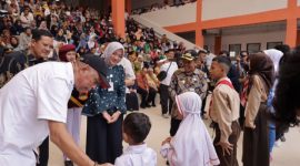 Wakil Menteri Sosial RI, Agus Jabo Priyono, menghadiri pembukaan Masa Pengenalan Lingkungan Sekolah (MPLS) Sekolah Rakyat Kabupaten Wonosobo, Jawa Tengah, Jumat (31/7/2026).