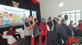 Anggota Komisi IX DPR RI, Edy Wuryanto, dalam acara sosialisasi BPJS Ketenagakerjaan di Kecamatan Sale, Kabupaten Rembang, Minggu (2/8/2026).