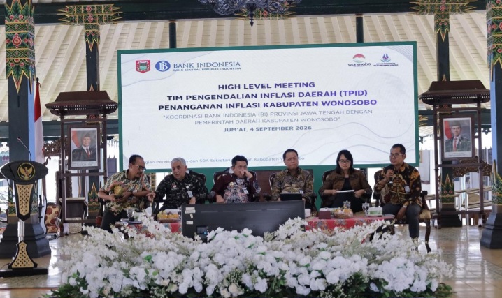 High Level Meeting (HLM) BI Jateng dan Tim Pengendalian Inflasi Daerah (TPID) Kabupaten Wonosobo, Jumat (4/9/2026).