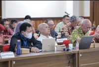 Kunjungan kerja Perencana Ahli Utama (PAU) Kementerian PPN/Bappenas dalam rangka pembahasan Serayu Agro Energy Edutourism Corridor (SAEEC),  sekaligus inisiasi pengembangan Proyek Strategis Nasional (PSN) Serayu, di Ruang Mangunkusuma, Wonosobo, Jumat (11/9/2026).