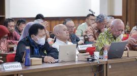Kunjungan kerja Perencana Ahli Utama (PAU) Kementerian PPN/Bappenas dalam rangka pembahasan Serayu Agro Energy Edutourism Corridor (SAEEC),  sekaligus inisiasi pengembangan Proyek Strategis Nasional (PSN) Serayu, di Ruang Mangunkusuma, Wonosobo, Jumat (11/9/2026).