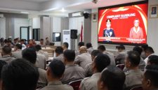 Anggota Polres Demak mengikuti Pelatihan Handling Complaint di Aula Wicaksana Laghawa Polres Demak, Selasa (15/9/2026).