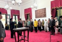 Bupati Wonosobo, Afif Nurhidayat melantik Mohamad Kristijadi sebagai Penjabat(Pj) Sekretaris Daerah (Sekda) Kabupaten Wonosobo, Jumat (18/9/2026).