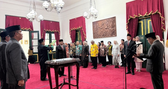 Bupati Wonosobo, Afif Nurhidayat melantik Mohamad Kristijadi sebagai Penjabat(Pj) Sekretaris Daerah (Sekda) Kabupaten Wonosobo, Jumat (18/9/2026).