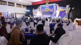 Masyarakat Wonosobo antusias menghadiri Gebyar Undian Tabungan Tamades dan Deposito PT BPR BKK Wonosobo Tahun 2026 yang digelar di Sasana Adipura Kencana, Wonosobo, Minggu (20/9/2026).
