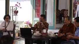 Audiensi dan Sinergi Pengembangan Ekonomi Lokal Berbasis Potensi Pangan, di Pendopo Belakang Kabupaten Wonosobo, Jumat (25/9/2026).
