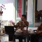 Audiensi dan Sinergi Pengembangan Ekonomi Lokal Berbasis Potensi Pangan, di Pendopo Belakang Kabupaten Wonosobo, Jumat (25/9/2026).
