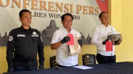 Gelar perkara kasus dugaan penca ulan terhadap anak, berlangsung di Mapolres Wonosobo, 
Kamis (23/9).