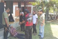 Simulasi assesment evakuasi korban tanah longsor.
