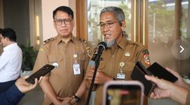 Sekretaris Daerah (Sekda) Provinsi Jawa Tengah, Sumarno diwawancarai wartawan, usai membuka Monitoring dan Evaluasi Active Case Finding (ACF) TBC Provinsi Jawa Tengah, di Anaya Azana Villa & Resort Tawangmangu, Kabupaten Karanganyar, Senin (28/9/2026).