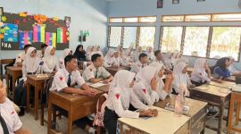 Sosialisasi SPMB SMA KTB di SMP Negeri 3 Demak, Selasa (6/10/2026).