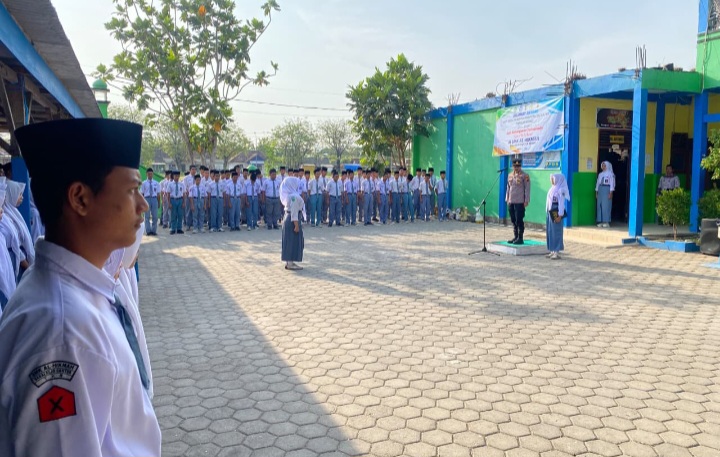 Apel Kebangsaan di SMK Al-Hikmah Bakalrejo, Kecamatan Guntur, Demak, Rabu (7/10/2026).