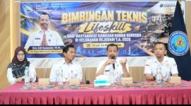 Plt. Kepala BNNP Jateng, Brigjen Pol. Edi Swasono memberikan sambutan di acara Bimtek Life Skill Pelatihan Barista bagi Masyarakat Kawasan Rawan Narkoba di Balai Kelurahan Rejosari, Kecamatan Semarang Timur, Kota Semarang.