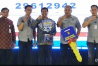 Bupati Rembang, Harno, menghadiri Gelegar Undian Tabungan Masyarakat Desa (Tamades) PT BPR BKK Lasem (Perseroda) Kabupaten Rembang Tahun 2026 di Balai Kartini Rembang, Kamis (15/10/2026).