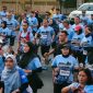 Ribuan pelari dari berbagai kalangan meramaikan gelaran AHY Run Semarang 2026, di Kota Semarang, Minggu (18/10/2026).