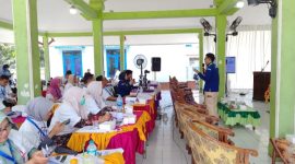 Sekolah Lapang Gempa Bumi digelar 
BMKG di Pendapa Kecamatan Lasem, Kabupaten Rembang, Selasa (20/10/2026).