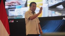 Menkum, Supratman Andi Agtas, di acara “Pasti Ada Solusi” yang digelar di Padma Hotel Semarang, Jumat (23/10). 