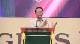 Menteri Hukum Republik Indonesia, Supratman Andi Agtas, secara resmi menutup Kongres XXIV Ikatan Notaris Indonesia (INI), di Padma Hotel Semarang, Jumat (23/10).