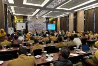 Sosialisasi dan diskusi terarah (Focus Group Discussion/FGD), memperkuat penerapan Kawasan Tanpa Rokok (KTR) di Hotel Eagle Wonosobo, Selasa (27/10/2026).
